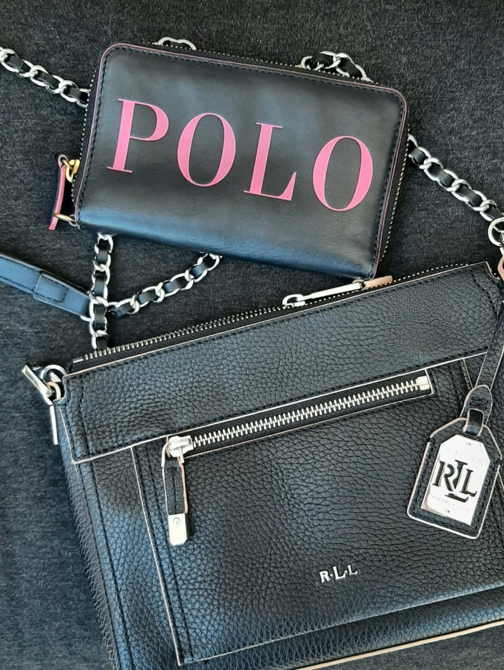 LAUREN RALPH LAUREN "Paley Leigh" Crossbody Bag 2 Pc Set